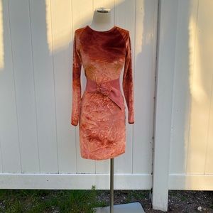 Eckhaus Latta velvet dress. Unique and super rare.
